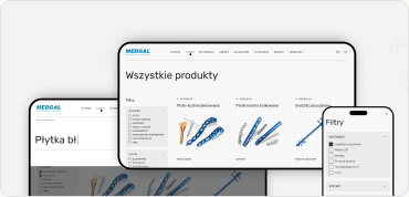 Product discovery — filtered catalog listing shown across desktop, tablet, and mobile